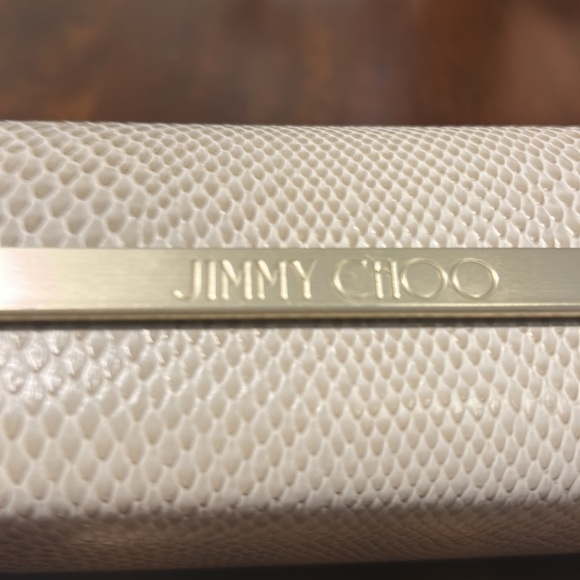 JIMMY CHOO  cream snake skin case unisex. - Picture 5 of 8